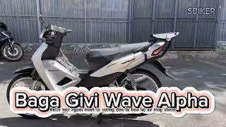Sbiker Hướng Dẫn Lắp Ráp Baga Givi Hrv Cho Wave Alpha - Cảng Givi Hrv Wave Alpha