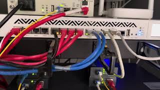 Red con 700 Usuarios - Fibra óptica MikroTik - OLT