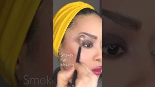 Smokey eye makeup #eyeshadow #eyemakeup #smokeyeye #eyemakeuptutorial #eyemakeupshorts