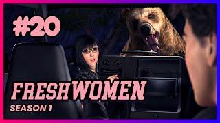 FreshWomen Season 1 Part. 20 - IT´S A FREAKING BEAR!  Adult Visual Novel 3D Adult Gameplay