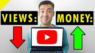 How I Cracked YouTube (Less Views, More Money)