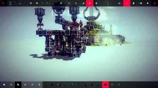 Besiege. Трёх Зарядная катапульта. Механизмы.