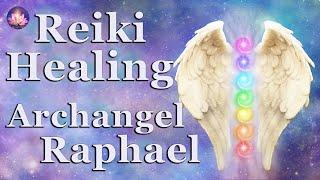 Powerful Reiki Healing by Archangel Raphael  Guided Sleep Meditation (432 Hz Binaural Beats, Music)