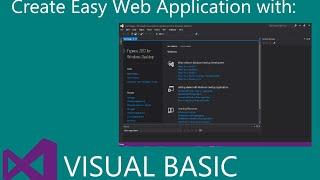 How To Make A Web Application with visual studio