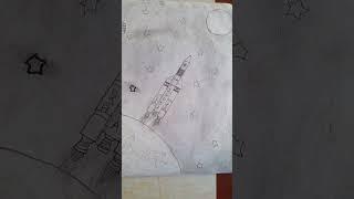 Rocket drawing  #shorts #viral #suggested #naitik art  #arts
