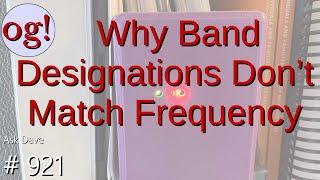 Way Off Base! Meter Designations vs Frequencies #921