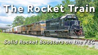 Delivering Solid Rocket Boosters for NASA on the Florida East Coast Railway