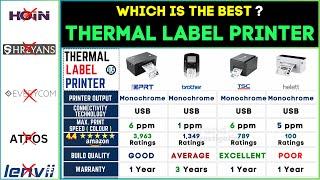 ️ Best Thermal Label Printer 2024 | Top Reviews