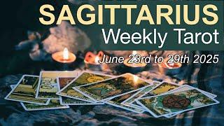 SAGITTARIUS "AN UNEXPECTED TWIST!" Weekly Tarot Reading June 23rd to 29th 2025 #sagittarius #tarot