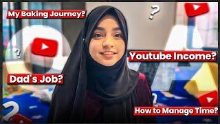 My YouTube income| my baking journey | my skincare routine | tahoor fatima raad |