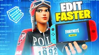 How To EDIT FASTER On Nintendo Switch + Remove INPUT DELAY! (Fortnite Tutorial)