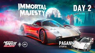 Need For Speed: No Limits | 2022 Pagani Utopia (Immortal Majesty - Day 2 | Dawn)