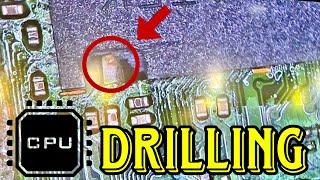 CPU EN line missing cpu drill by smz mobile repairing institute || how to find EN line under CPU 