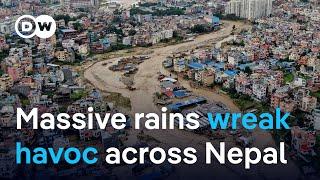 Over a hundred people killed by flooding and landslides in Nepal | DW News