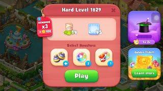 Gardenscapes: Super Hard Level 1829 | Feathered Season ️️