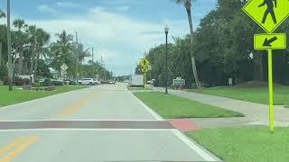 Driving Inside Sebastian and Old Sebastian FL