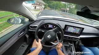 2021 SEAT Leon FR 1.5 TSi (150 hp) POV Test drive by Supergimm Part 1