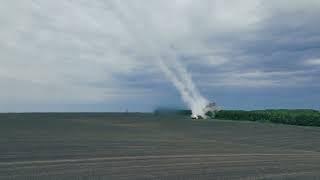 #Russian army  Smerch  multiple launch rocket systems #Donbass