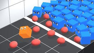 AI Learns to Play Dodgeball