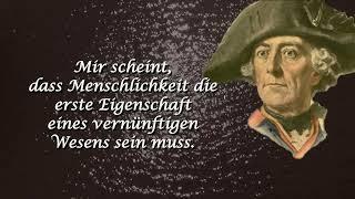 Friedrich der Große oder der "Alte Fritz" ------ Seine schönsten Zitate, Aphorismen und Sprüche!