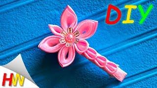 Dragonfly "kanzashi" Master Class / Kanzashi tutorial.