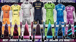 Best Kits! Top Jersey In eFootball 2024 Mobile