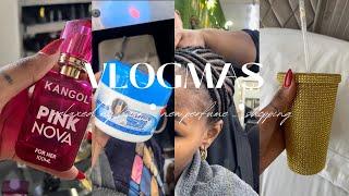 VLOGMAS : RELAXED MY HAIR + GOT A SEW IN + NEW PERFUME + MORE // XOLIGCABASHEVLOGS