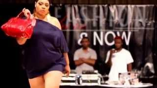 Plus Size Model Falls on Runway