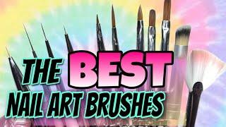 My FAVORITE nail art brushes for nail art! NAILZBYDEV- character art, ombré, linework, and more!