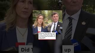 Did Trump bring up annexing Canada at the G7?