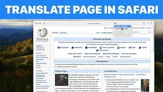 How to Translate Page in Safari on Mac (Tutorial)