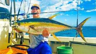 STRONG Yellowfin TUNA On Tiny Stradic 5000!