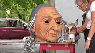Marionetas gigantes en Carnaval uruguayo