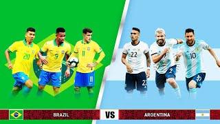 Argentina VS Brazil | Match Highlights Part 1 | Arg vs Bra | RR Football |  #football #part1