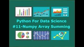 Numpy Array Summing, Min, Max, Median #11