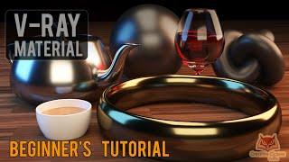 Vray Materials Beginner tutorial - 3Ds Max