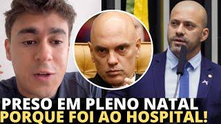 Daniel Silveira volta a cadeia por ir a hospital com fortes dores fora do horário e sem autorização