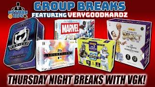 THURSDAY NIGHT BREAKS w/VGK! All New Products Tonight Plus Marvel and The Cup!