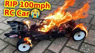 Hot Wheels!! - RC Car FIRE - Castle Cremations XLX2 Failure