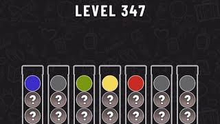 Ball Sort Puzzle Level 347 #ballsortpuzzle #ballsortpuzzlegameplay #puzzlegame #mobilegames