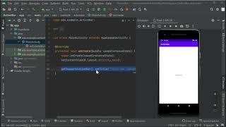 How to change Action Bar Title in Android Studio in 2022