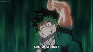 Deku's Rage One For All 100% Wyoming Smash Deku vs Tomura Shigaraki