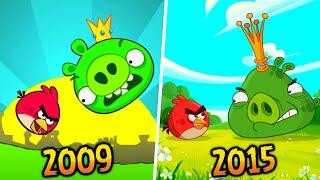 Angry Birds - Evolution of All King Pig Boss Battles (2009 - 2015)