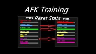 [AFK Training] Reset Stats - in A 0ne Piece Game