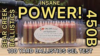 450 Bushmaster Bear Creek Ballistics Gel Ammo Test