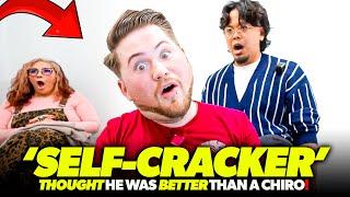 *SELF-CRACKING* CAUSED *SEVERE* BACK PAIN!?  | Asmr Chiropractic Adjustment | Dr Tubio