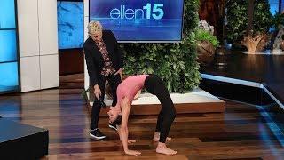 Pole Dancer Marion Crampe Stuns Ellen with Her Impressive Moves