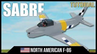 North American F-86 Sabre | Plane Crazy Tutorial