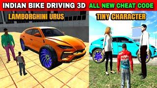 All New Cheat Code Lamborghini Urus Tiny Charecter | Funny Gameplay Indian Bikes Driving 3d 