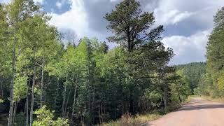 A slow ride in the Wet Mountains outside Beulah, Colorado.